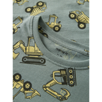 NAME IT Bluse Veldo Green Milieu Excavator
